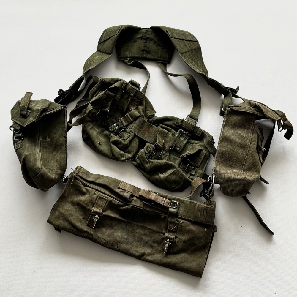 Vintage British Army P1958 Webbing Equipment