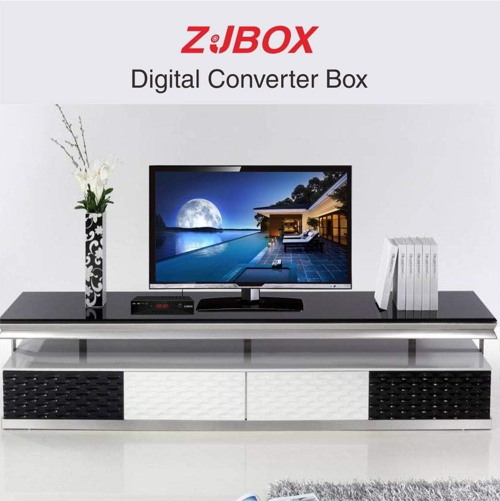 Multi-Function ATSC Digital TV Converter - Compact 1080P Playback & Recording