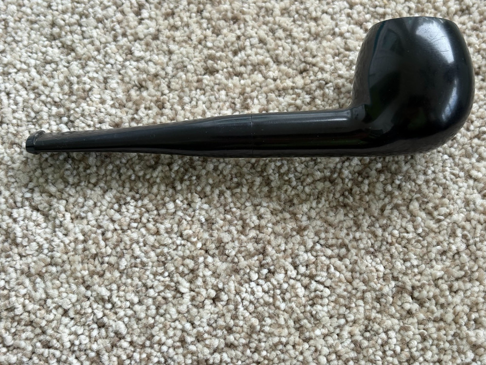 "THE PIPE" Apple 1960’s Black Space Age Materials Hard Nylon Stem