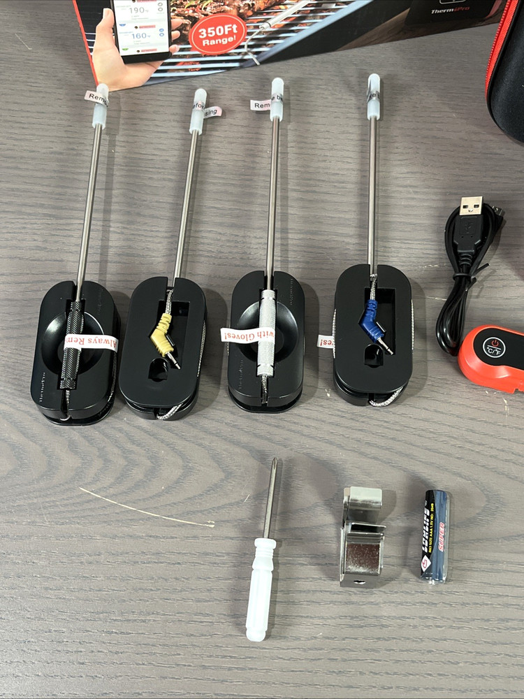ThermPro Smart Bluetooth Grill Thermometer Bundle NIOB