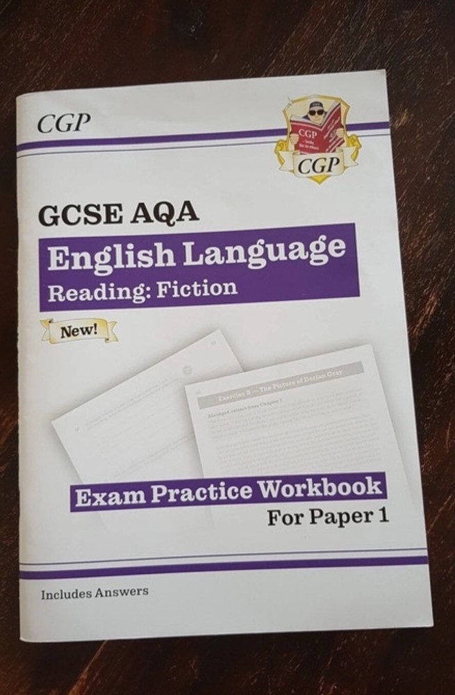 AQA GCSE English Language CGP bundle- study guide, exam practice, revision pract