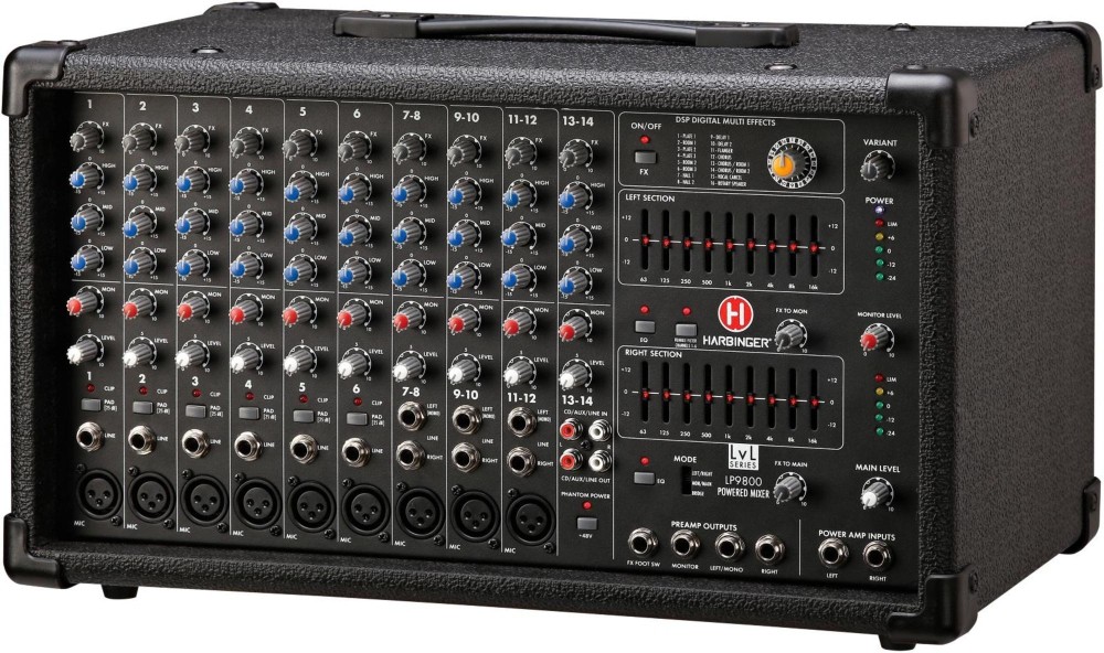 Harbinger LP9800 Powered Mixer