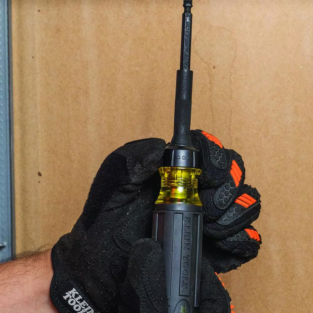Klein Tools 15 in 1 Ratcheting Impact Multi Bit Screwdriver