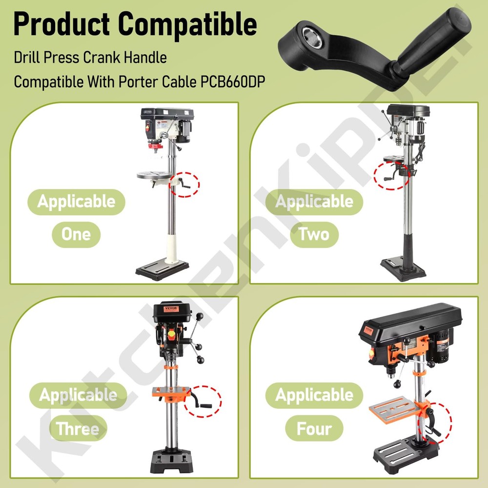10601009A1 514007742 Drill Press Crank Handle Compatible with Sears...