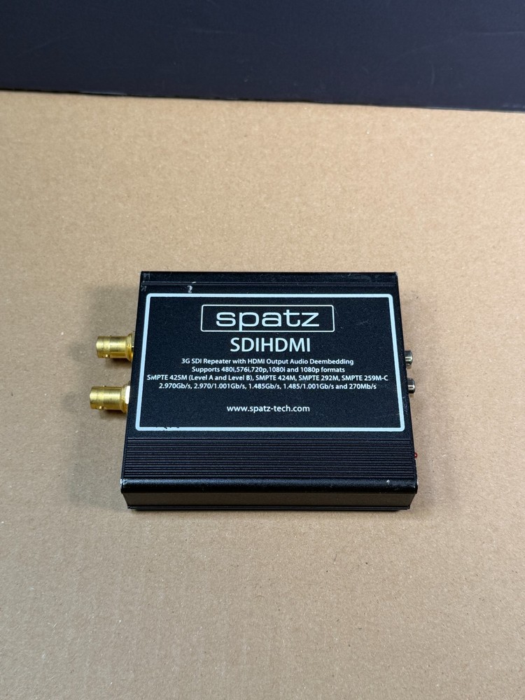 Spatz SDIHDMI 3G SDI Repaeter With HDMI Output Audio Deembedding