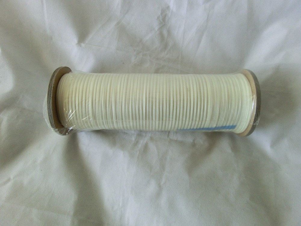 22DPTH Natural Polyester, braided lacing tape, 500yd