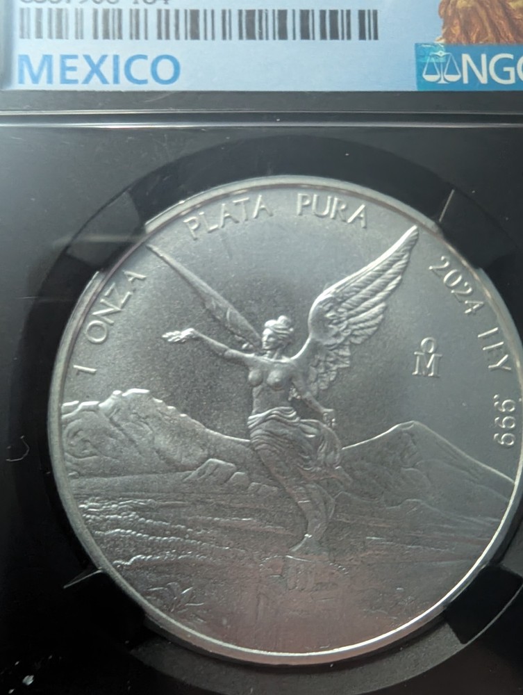 2024mo Libertad Mexico 1 Onza Ms69