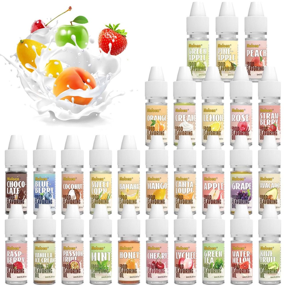 Candy Flavoring Oil 28 Concentrated Extracts For Baking Drinks Soap & More