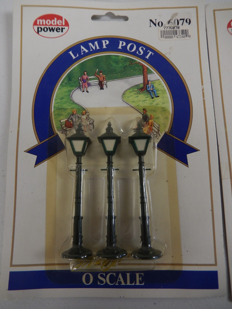 Model Power Lamp Posts O Scale Set Of 2