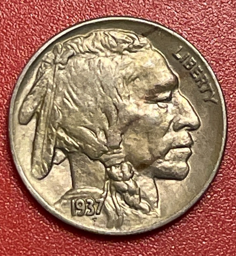 1937 D Buffalo Nickel, Choice to Gem Uncirculated.