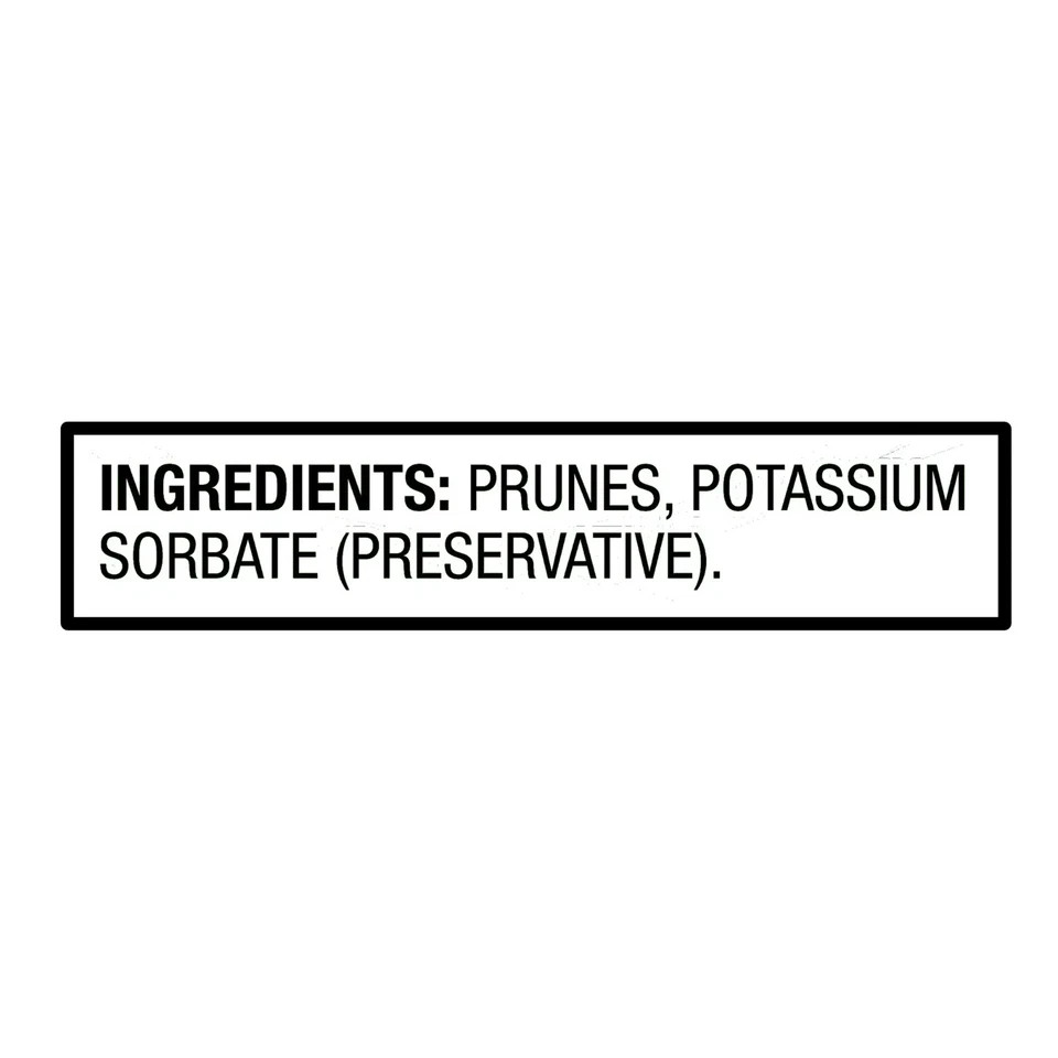 Great Value Unsweetened Pitted Prunes Canister, 16 oz
