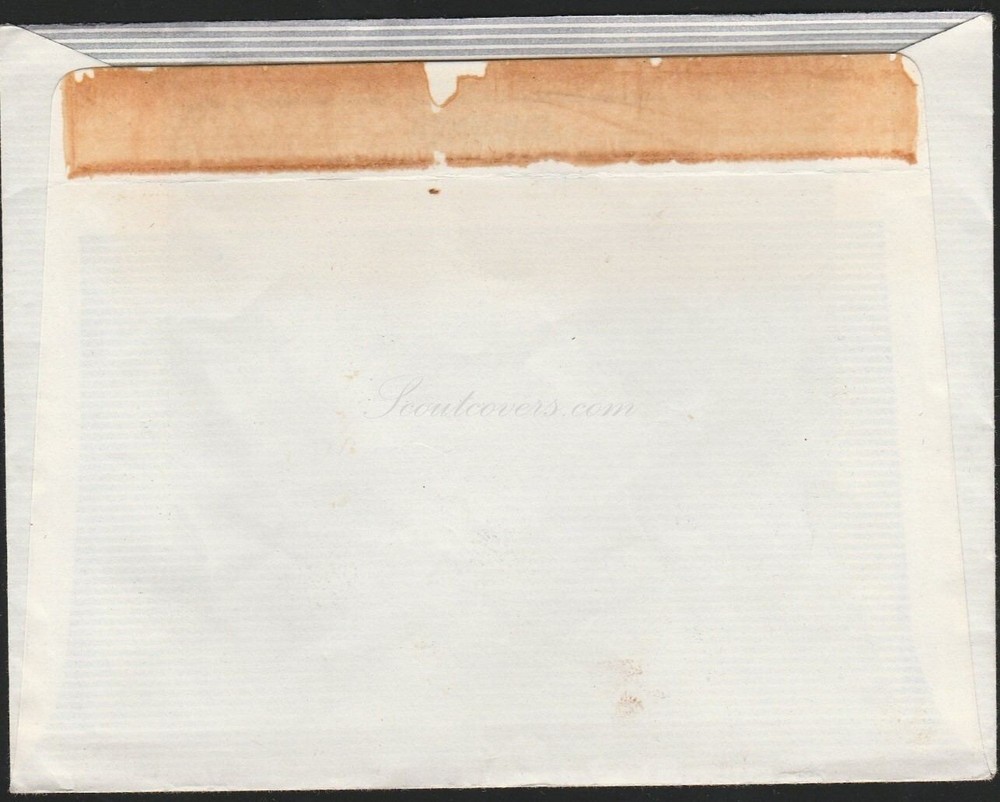 Cover Netherlands, 1972. Bilthoven. Registered
