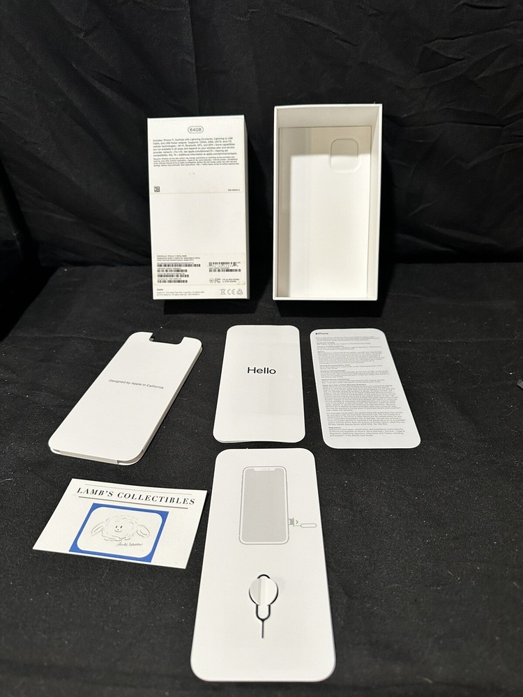 ORIGINAL Apple iPhone 11 White 256gb EMPTY BOX ONLY
