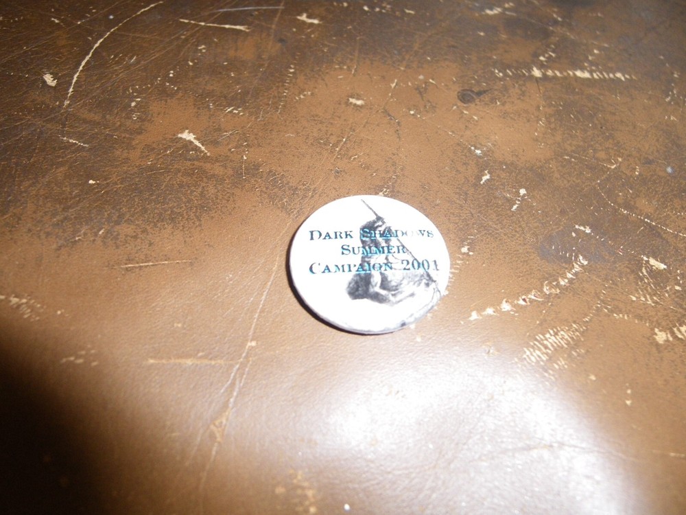 Games Workshop Warhammer Dark Shadows Summer Campaign 2001 Pinback 1" Button