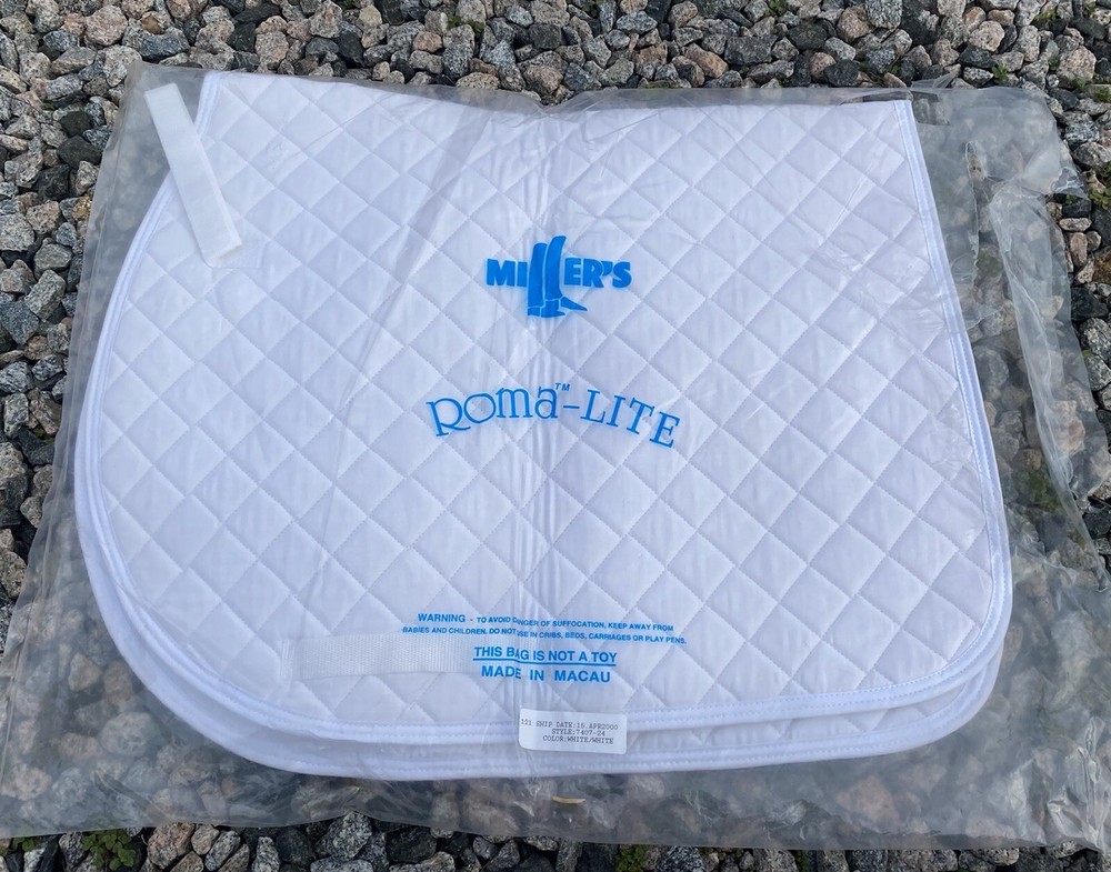 New Roma Lite By Miller Dressage Saddle Blanket