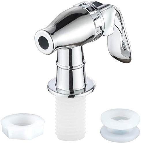 Silver Beverage Dispenser Replacement Spigot, Push Style Spigot for Beverage ...