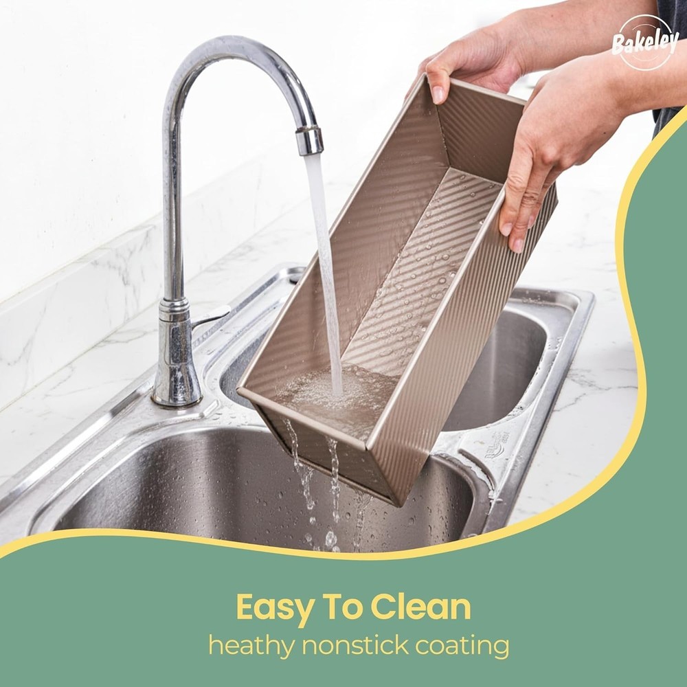 Versatile 2.2Lb Pullman Loaf Pan with Lid - Create Perfect Bread & Cakes