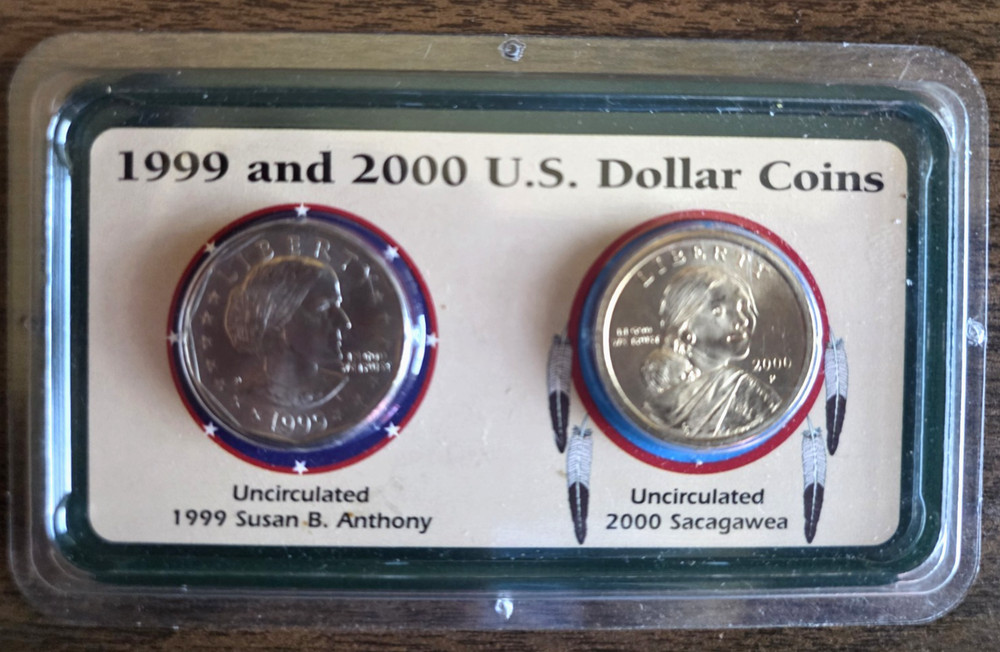 1999 And 2000 U.S. Dollar Coin Set