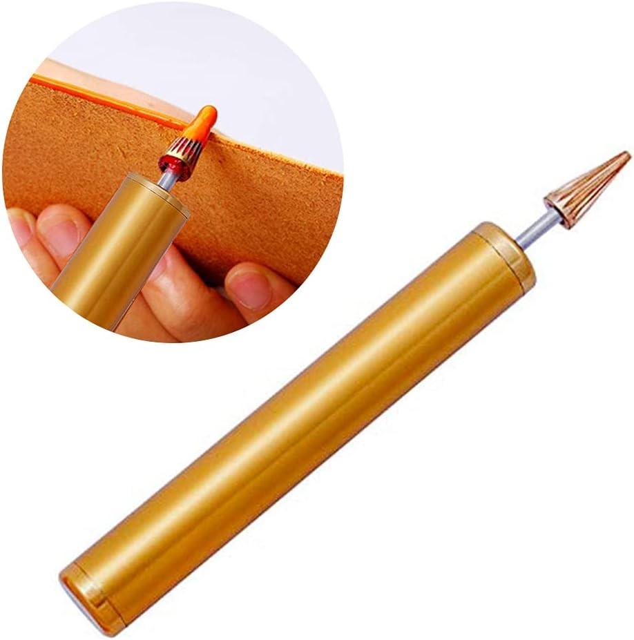 Compact Leather Edge Dye Pen and Roller Applicator - Perfect for DIY Projects