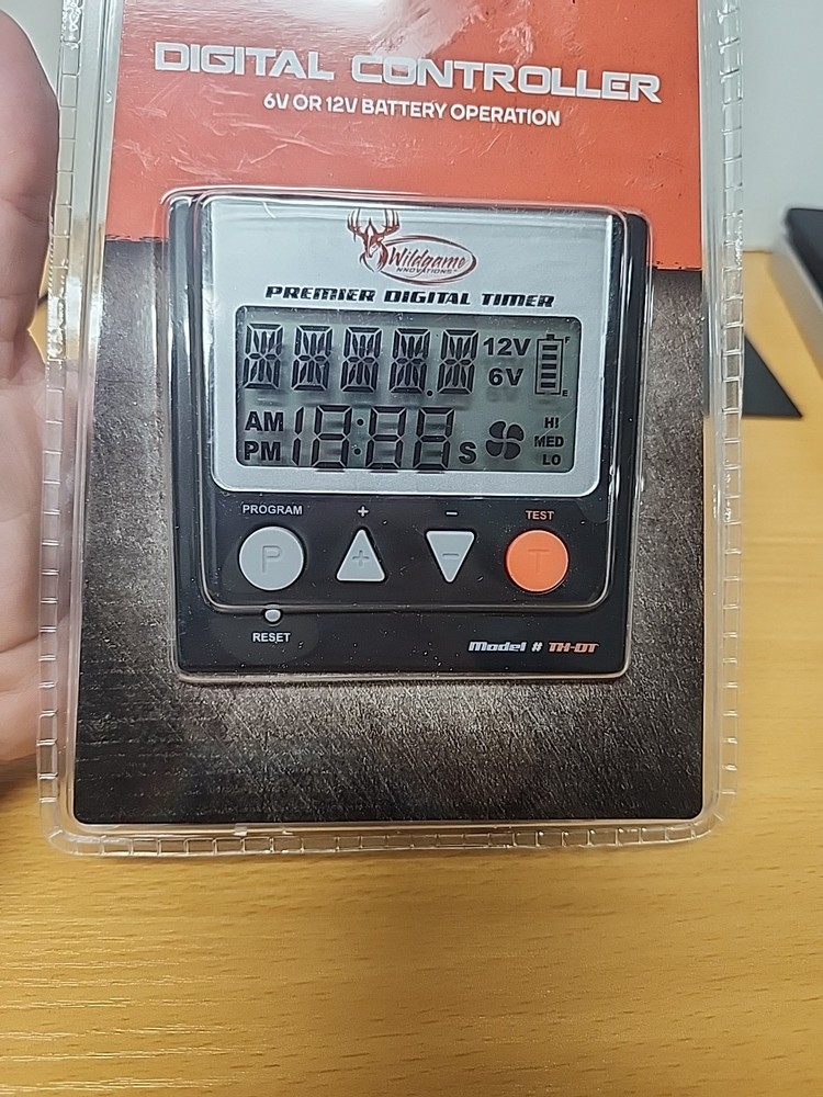 Wildgame Innovations Digital Controller 6V or 12V Battery Operation 1 ea TH-DT