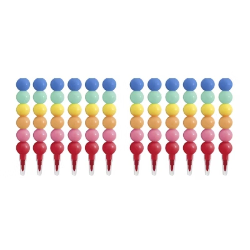12ct Stackable Crayon - Spritz: Multi-Colored Party Favors, Ages 4+,
