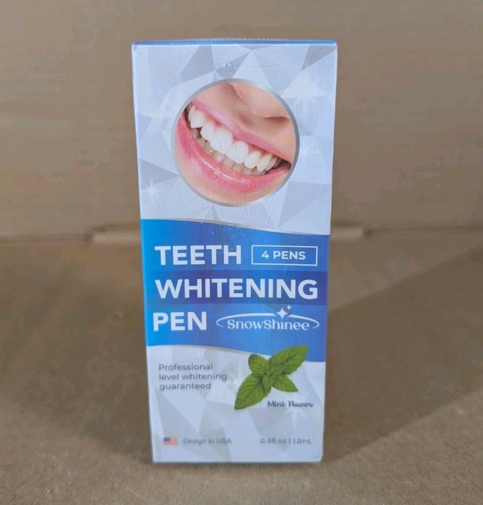 Mint Teeth Whitening Pen - 4 Count New Sealed