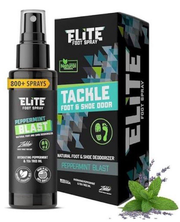 Elite Peppermint Blast Natural Foot & Shoe Deodorizer