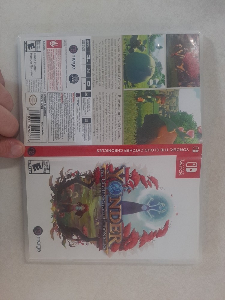 Yonder the Cloud Catcher Chronicles (Nintendo Switch) Replacement Case Only
