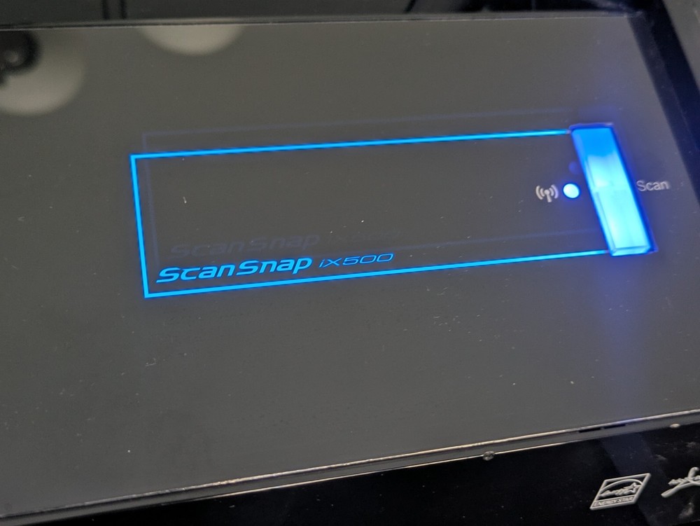 Fujitsu ScanSnap iX500 Document Scanner Wireless Tested Low Count w/ Power & USB