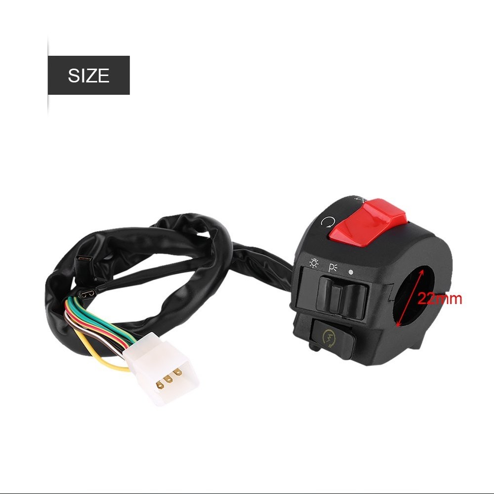 Complete Motorcycle Handlebar Control Kit Universal Fit with Turn Popular