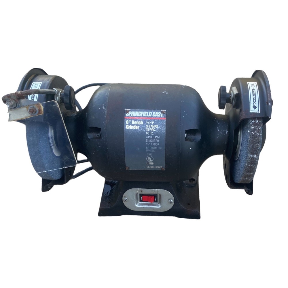 Springfield Cast 6" Bench Grinder