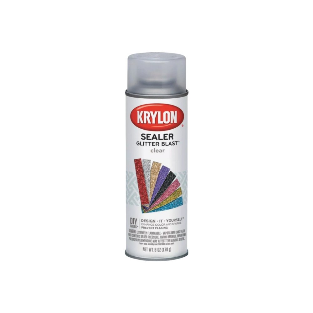 KRYLON 3800 -- Glitter Blast Clear Sealer 6 oz