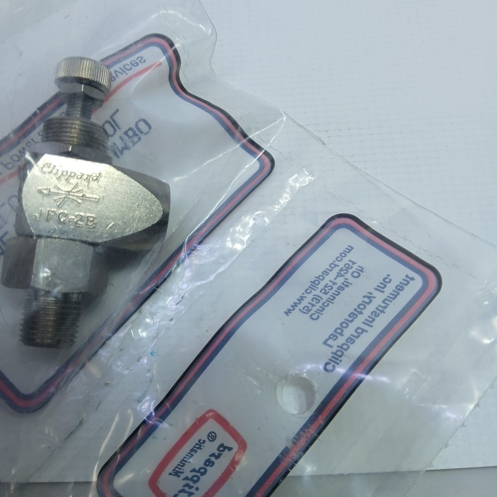 Clippard JFC-2B 1/8 Npt Meter-in Adjustable Flow Control Valve NEW