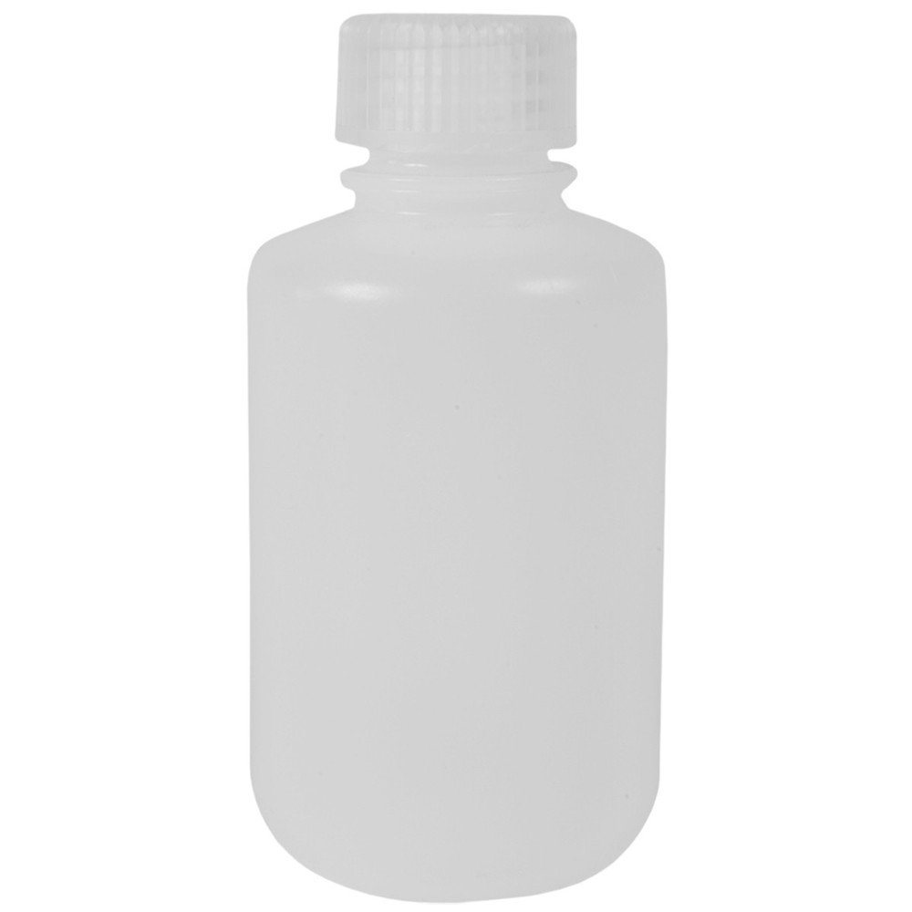 Nalgene HDPE Plastic Narrow Mouth Storage Bottle - 4 oz. - Clear