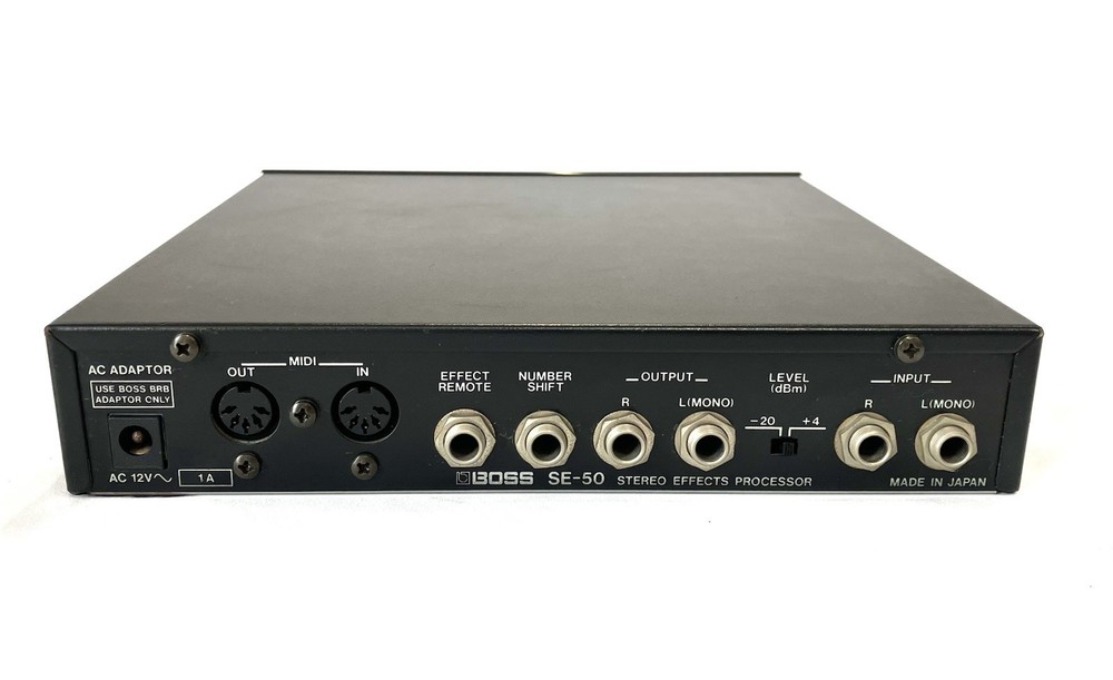 BOSS SE-50 Stereo Effects Processor Rack Unit Tested Working
