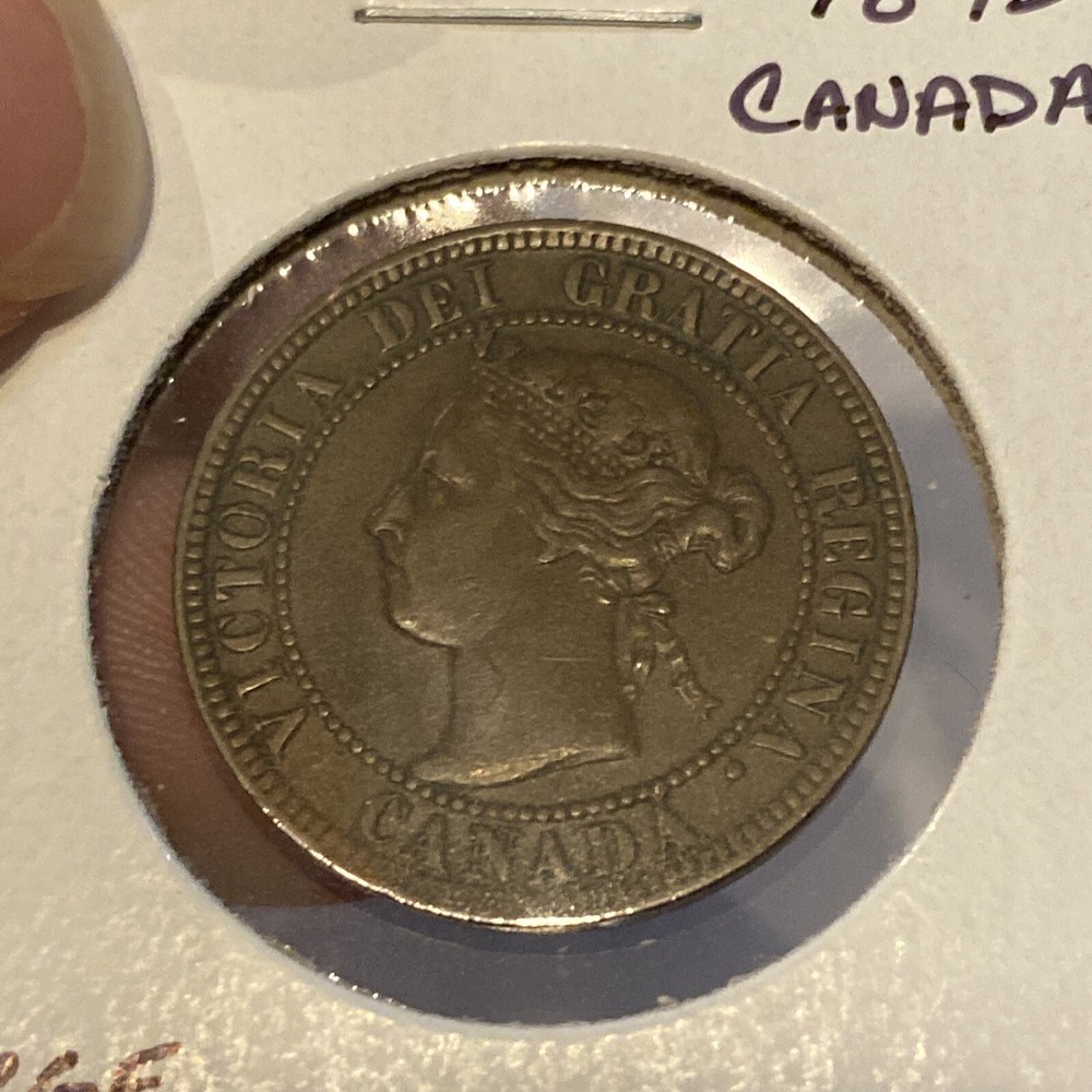 1893 canada large cent queen victoria