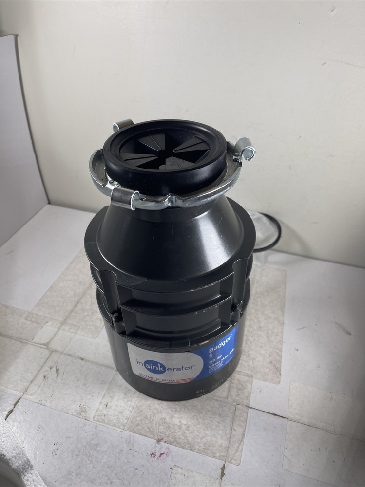 InSinkErator Badger 1 Corded 1/3HP Heavy Duty Induction Garbage Disposal
