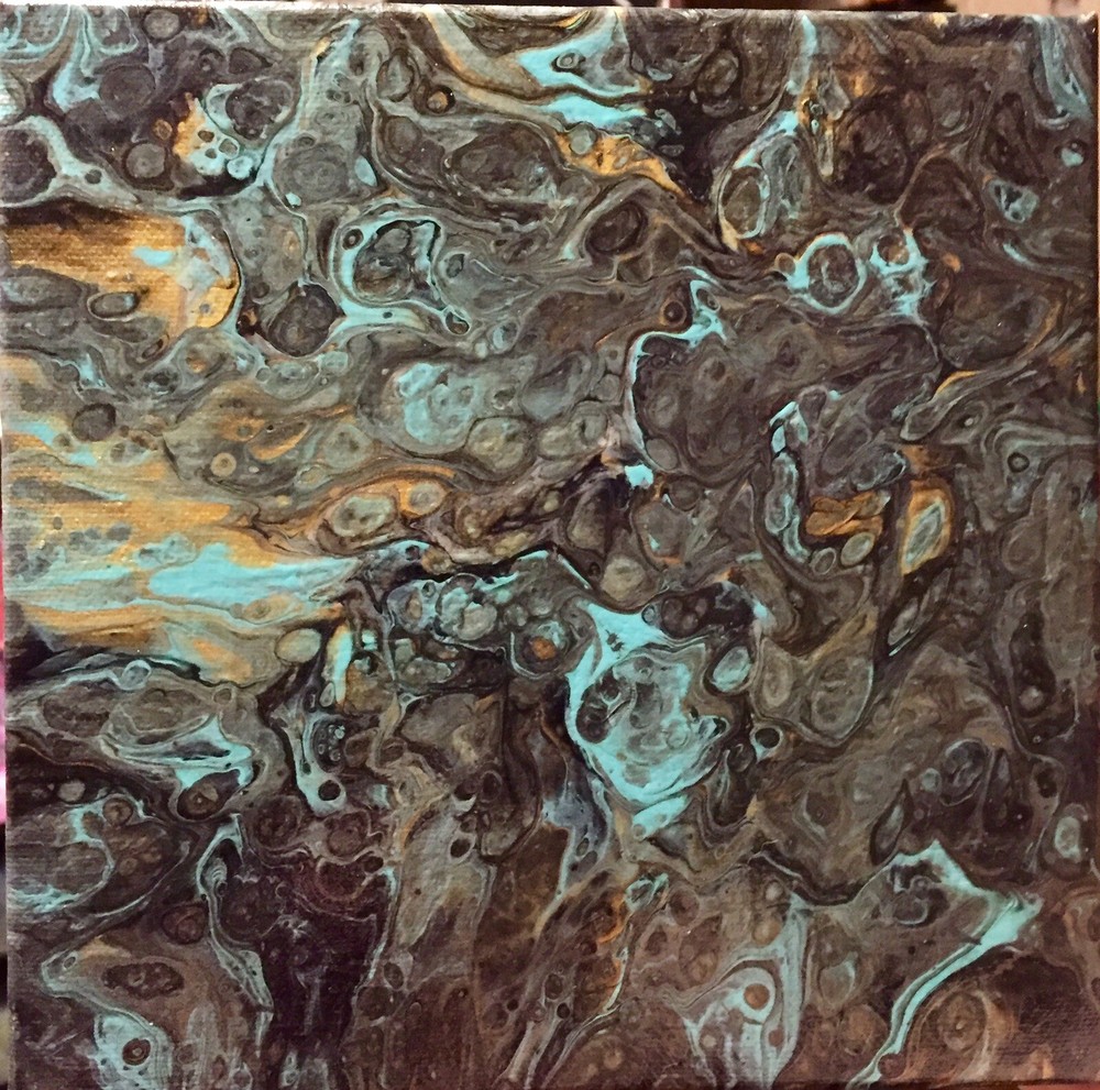8 X 8 Canvas Pour Paint