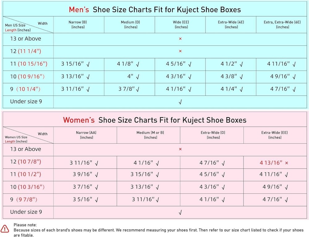 12 Pack Shoe Storage Box Organizer Clear Plastic Stackable Sneaker Container US