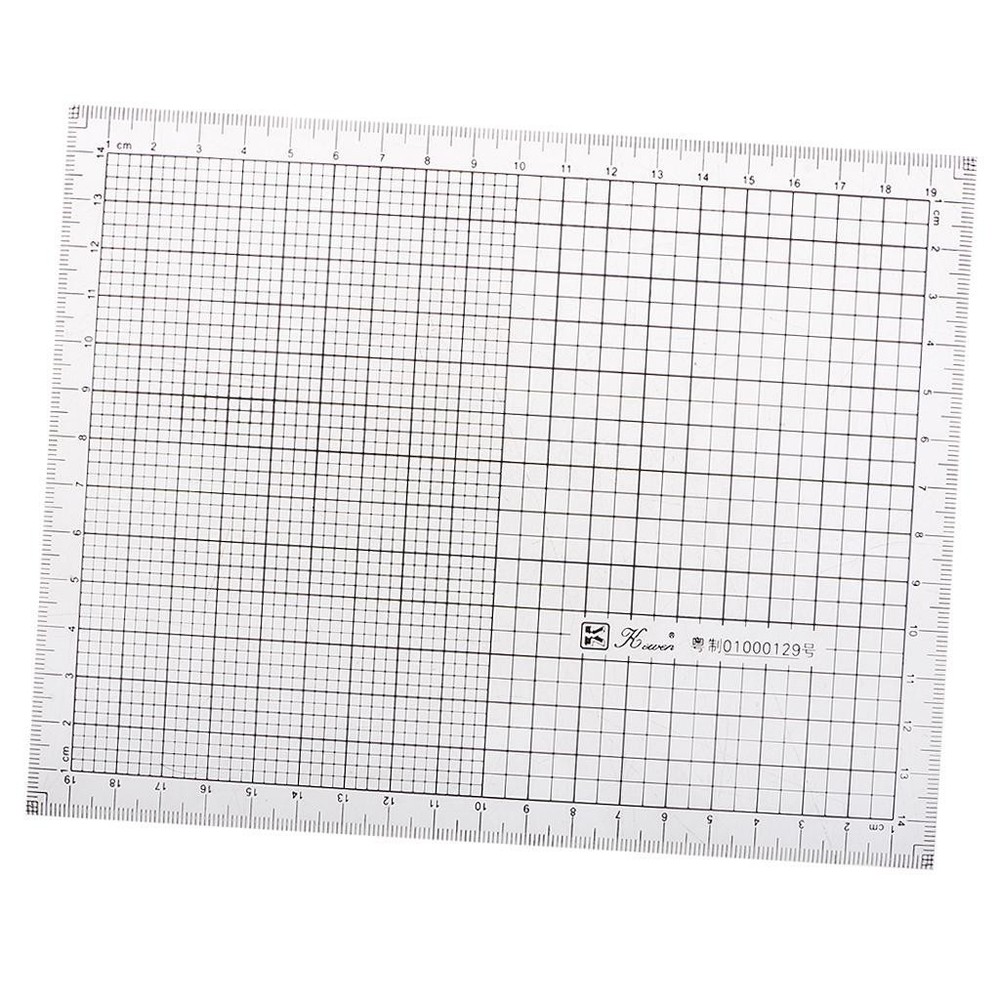 Acrylic Coordinate Ruler Grids Ruler for Hand Drawing Coordinate