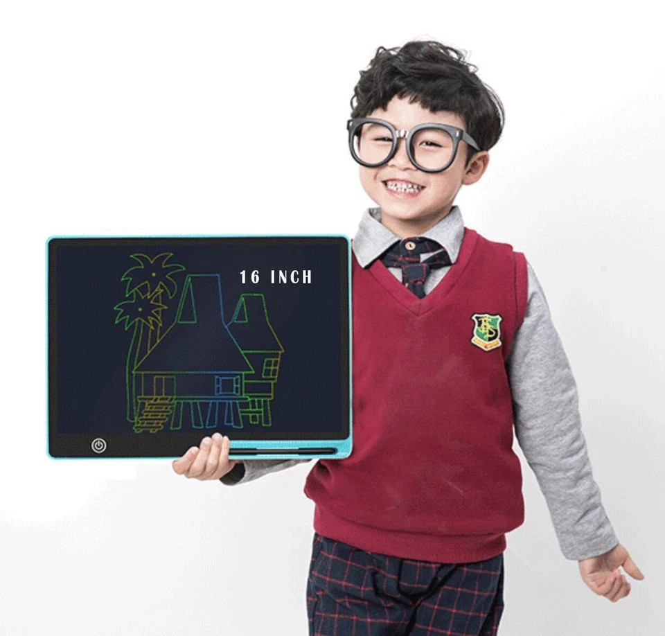12"16" LCD Writing Tablet Electronic Drawing Notepad Doodle Board-Kids Office