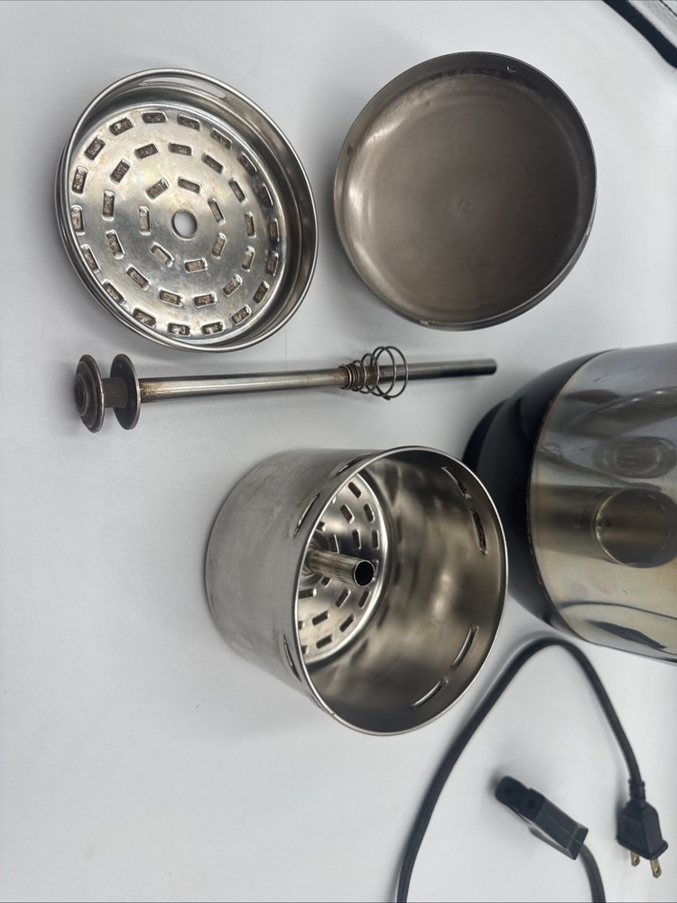 FARBERWARE 8 CUP SUPERFAST PERCOLATOR MODEL NO. 138B - AS PICTURED
