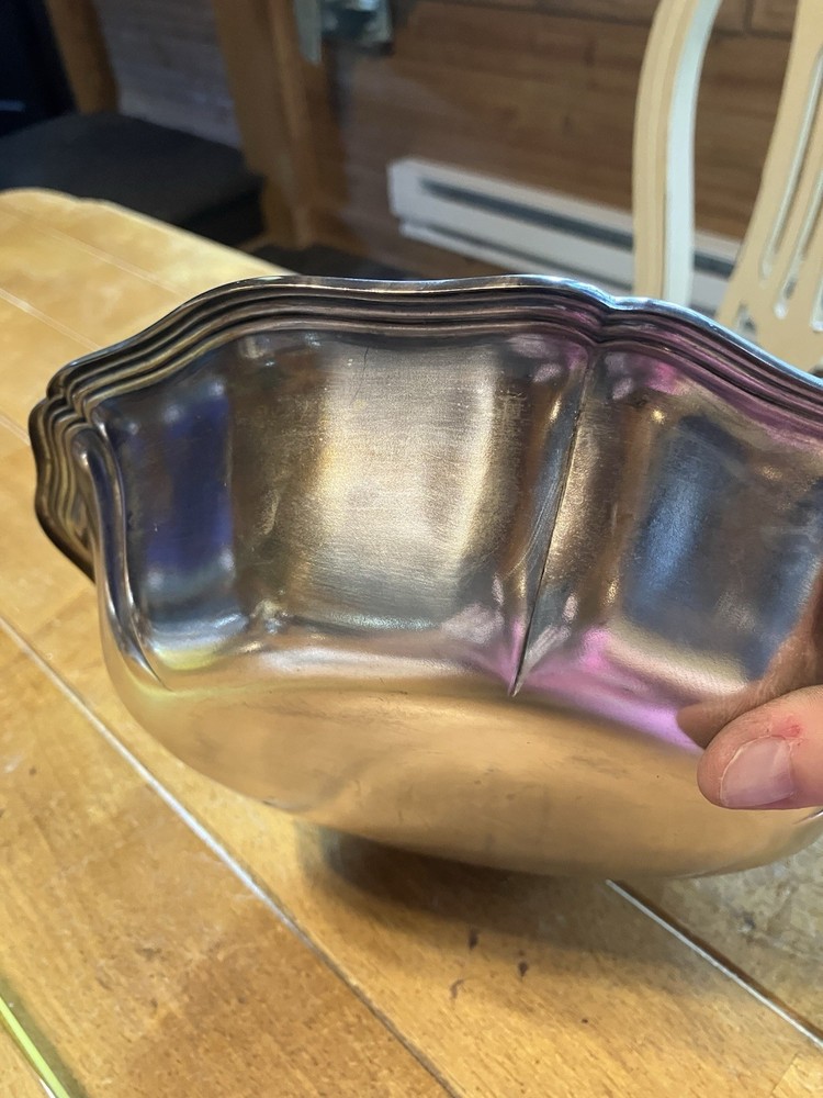 Vintage Chippendale Style Serving Bowl