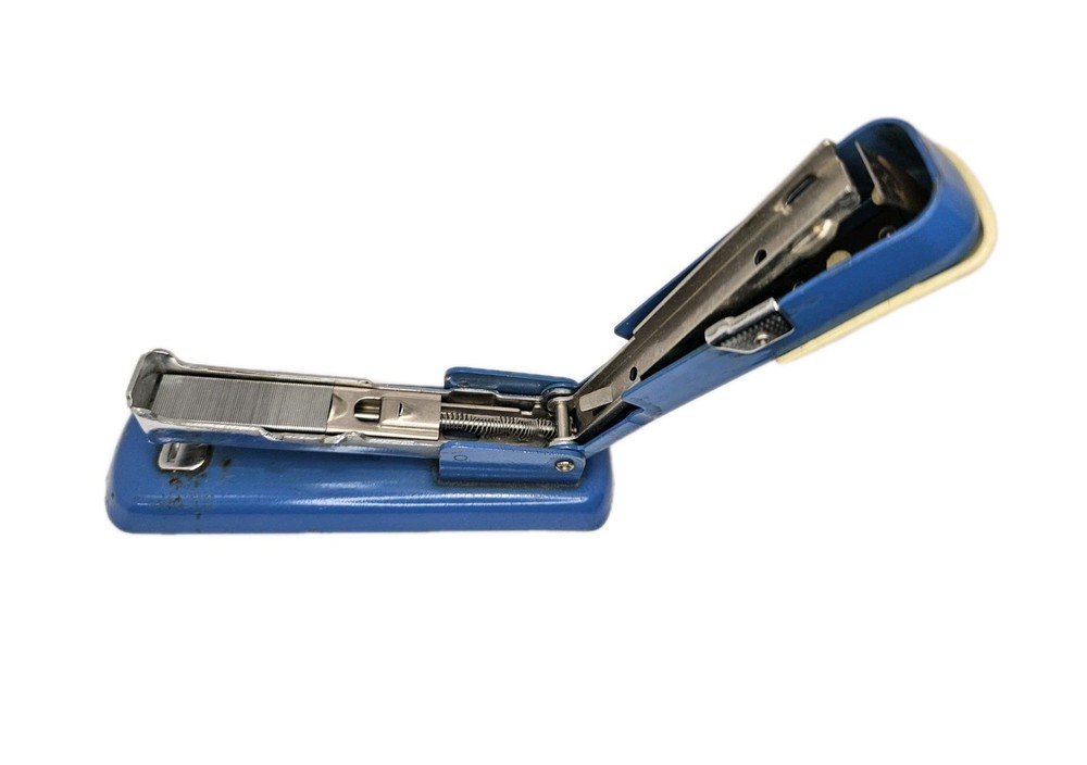 Northrop Vintage Bates 88 Stapler Solid Blue with Logo RARE Grumman