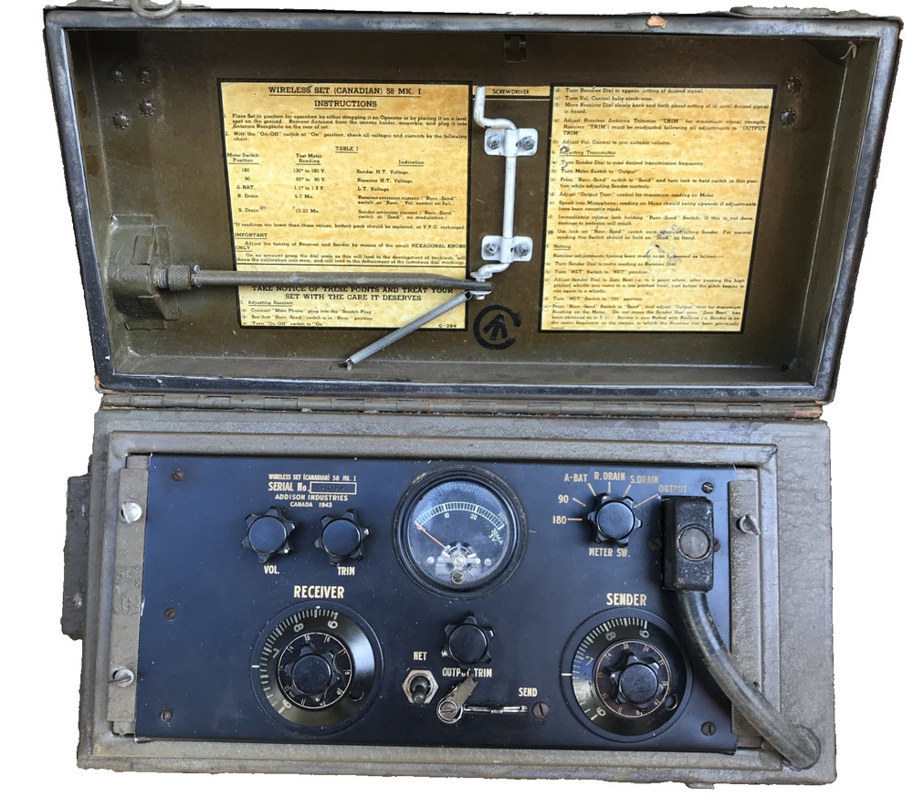 WIRELESS SET (canadian) 58 MK.1  