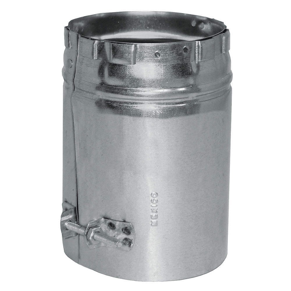 AMERI-VENT 5EUA-M Male Vent Adapter,5" Dia.,6" L 6E807