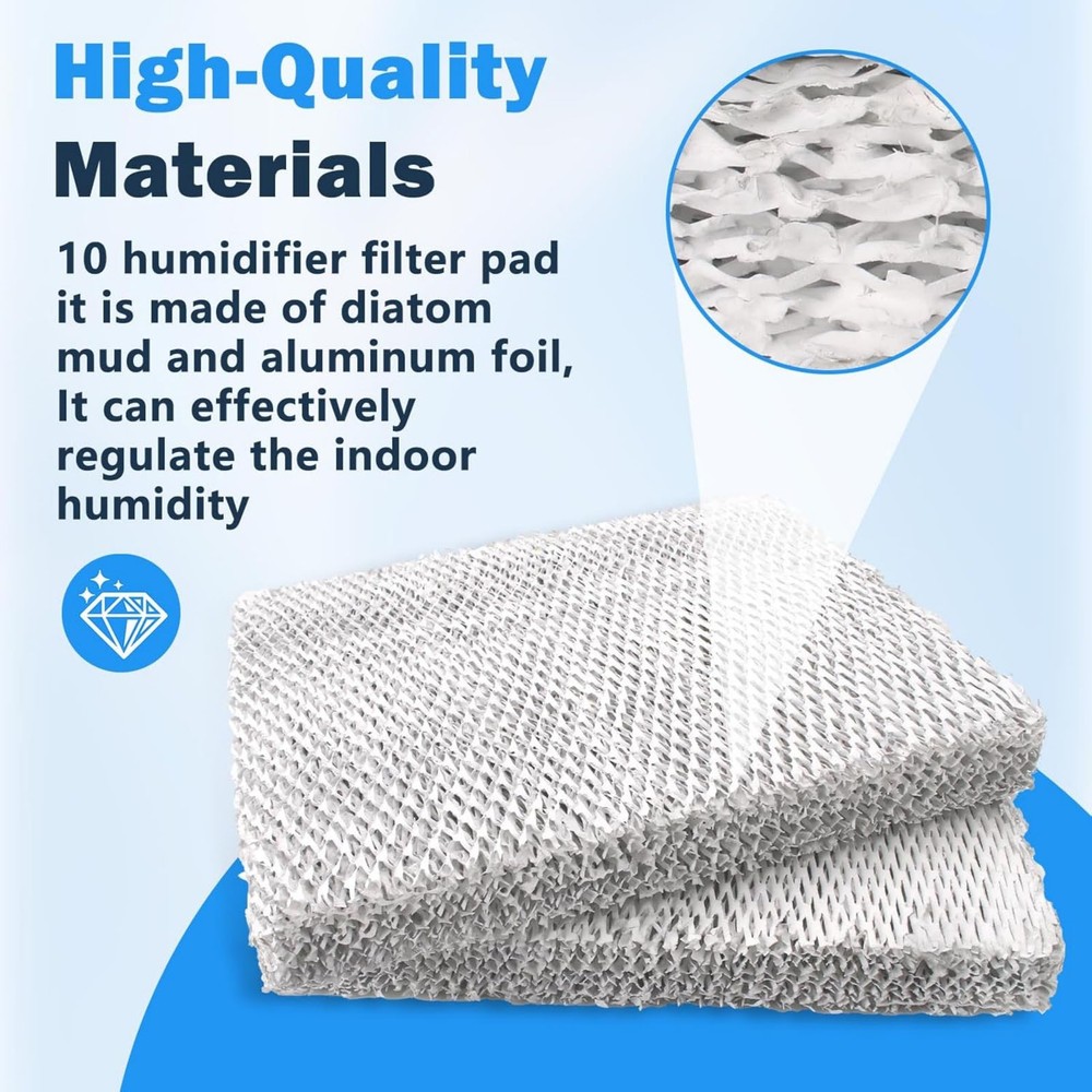 For Aprilaire 10 Humidifier Filter Replacement Water Panel 2 Pack for Bryant
