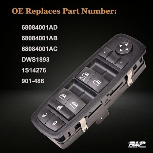 Driver Side Master Power Window Switch - 8Pins + 13Pins - Compatible with 2011