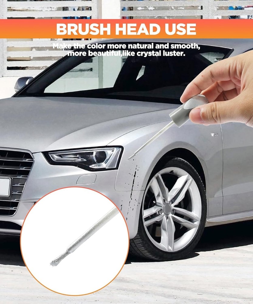 Silver Touch Up Paint Pen for Cars - Fast-Drying Scratch Fixing Solution