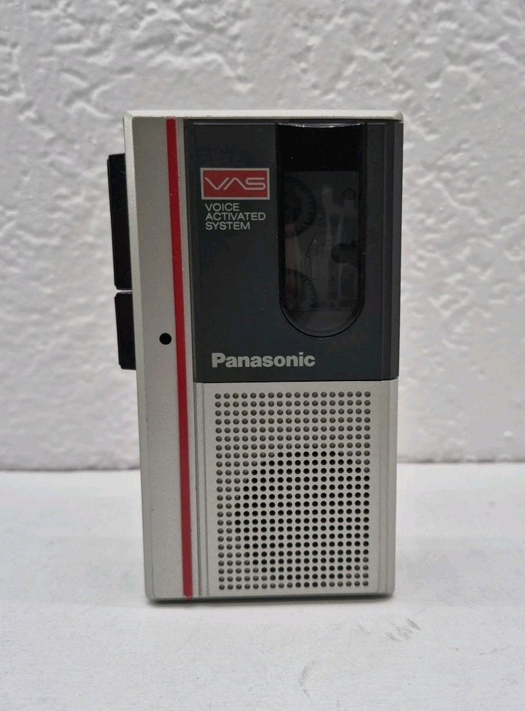 Panasonic Microcassette Recorder RN-185 VAS Voice Activated Auto Stop 2 Speed